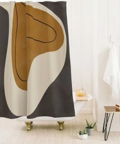 DYD BATH LOVE I SHOWER CURTAIN