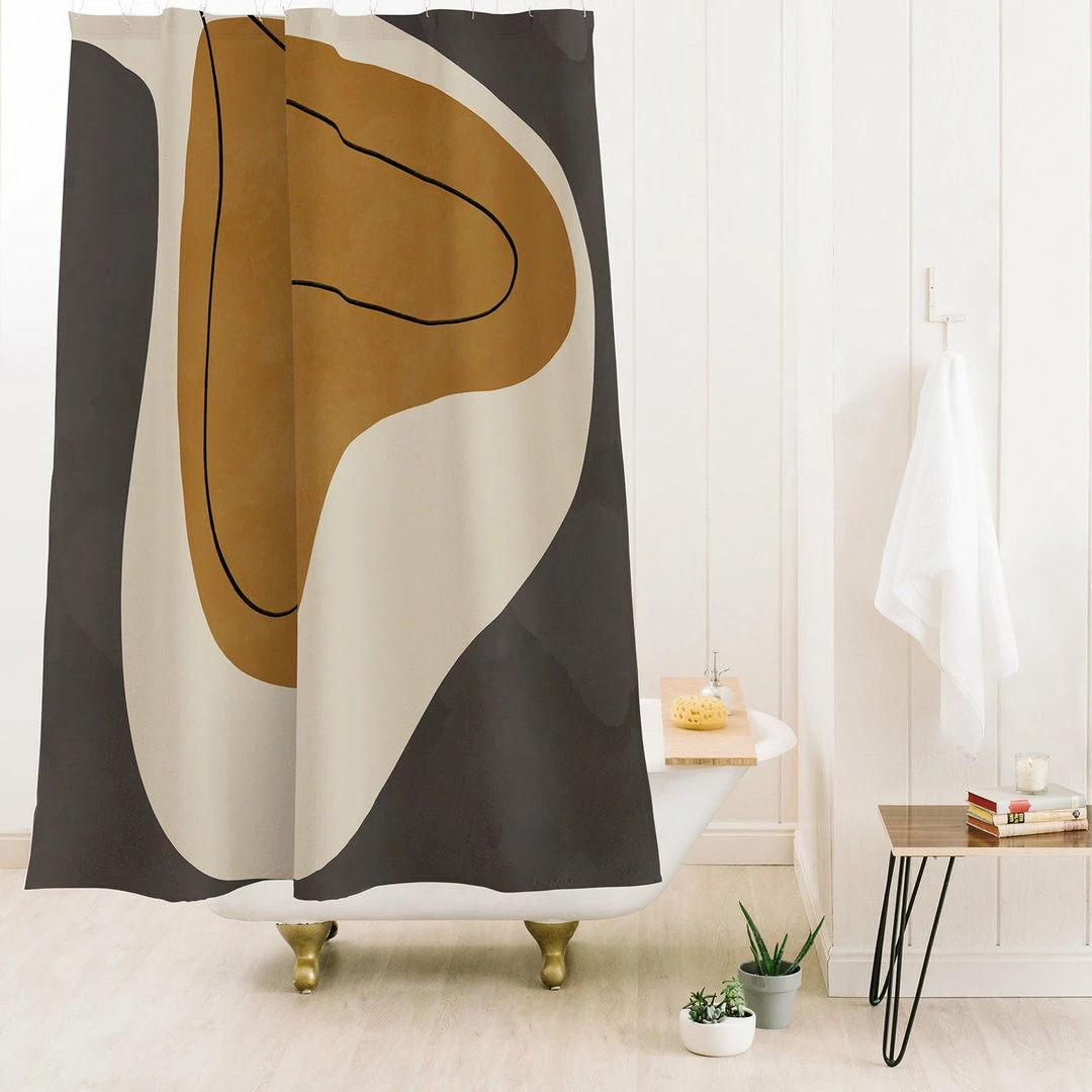 DYD BATH LOVE I SHOWER CURTAIN 4 DYD BATH LOVE I SHOWER CURTAIN