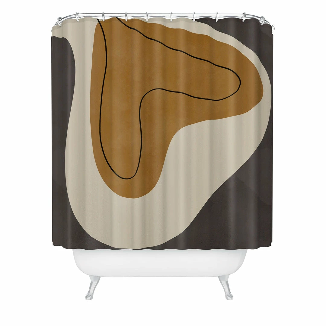 DYD BATH LOVE I SHOWER CURTAIN 3 DYD BATH LOVE I SHOWER CURTAIN