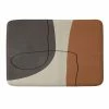 DYD MODERN ABSTRACT SHAPES II MEMORY FOAM BATH MAT