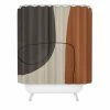 DYD BATH MODERN ABSTRACT SHAPES II SHOWER CURTAIN