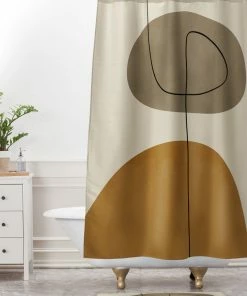 DYD ORGANIC ABSTRACT SHAPESII MEMORY FOAM BATH MAT