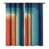 DYD WALL DECOR RETRO 70S COLOR PALETTE III WINDOW CURTAINS