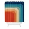 DYD BATH RETRO 70S COLOR PALETTE III SHOWER CURTAIN