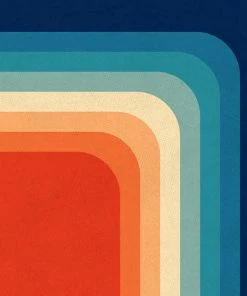 DYD BATH RETRO 70S COLOR PALETTE III SHOWER CURTAIN 7 DYD BATH RETRO 70S COLOR PALETTE III SHOWER CURTAIN