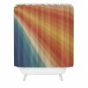 DYD RETRO 70S SUNRAYS SHOWER CURTAIN BATH