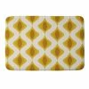 DYD YELLOW ORNAMENTS MEMORY FOAM BATH MAT
