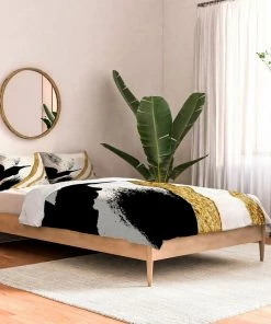 DYD ARMOR 8 A MINIMAL ABSTRACT PIE DUVET / COMFORTER BLACK