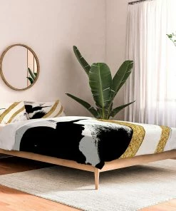 DYD ARMOR 8 A MINIMAL ABSTRACT PIE DUVET / COMFORTER BLACK