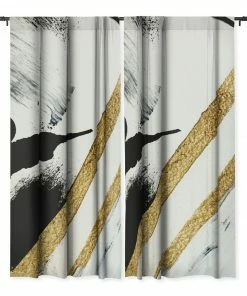 DYD ARMOR 8 A MINIMAL ABSTRACT PIE WINDOW CURTAINS WALL DECOR