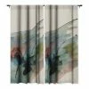 DYD WALL DECOR BEGIN AGAIN 2 AN ABSTRACT MIX WINDOW CURTAINS