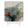 DYD BEGIN AGAIN 2 AN ABSTRACT MIX SHOWER CURTAIN BATH