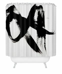 DYD BATH BRUSHSTROKE 2 SHOWER CURTAIN