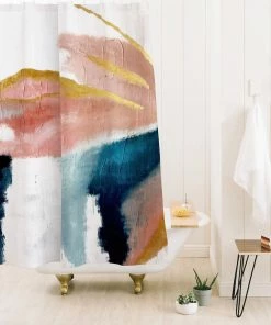 DYD EXHALE SHOWER CURTAIN BATH