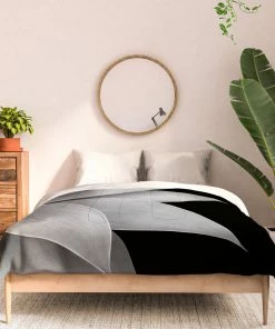 DYD AGAVE FINESSE 2 TROPICAL DECOR DUVET / COMFORTER BLACK
