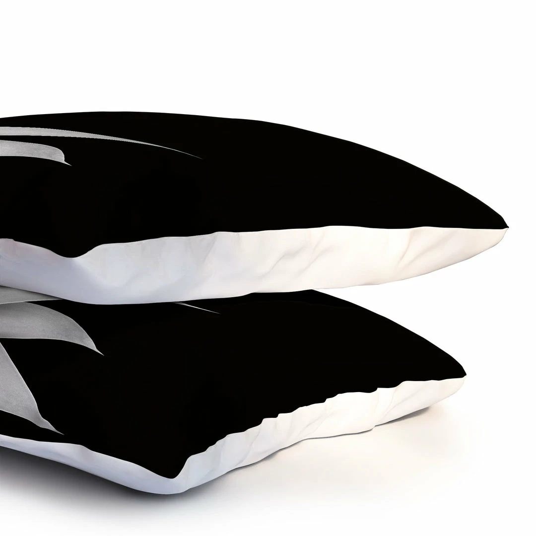 DYD AGAVE FINESSE 2 TROPICAL DECOR PILLOW SHAMS BLACK 5 DYD AGAVE FINESSE 2 TROPICAL DECOR PILLOW SHAMS BLACK