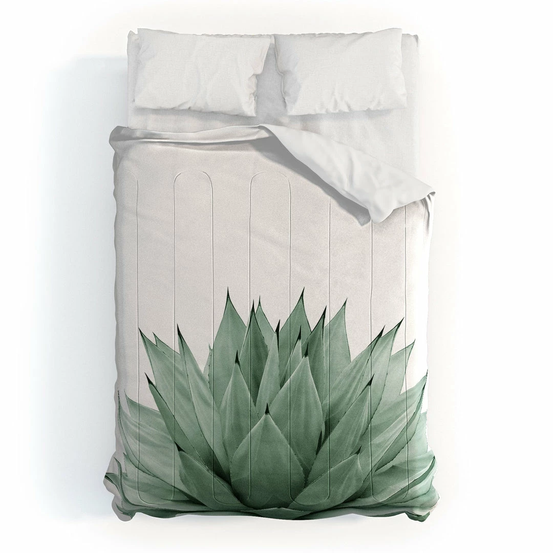 DYD AGAVE GREEN SUMMER VIBES DUVET / COMFORTER 8 DYD AGAVE GREEN SUMMER VIBES DUVET / COMFORTER