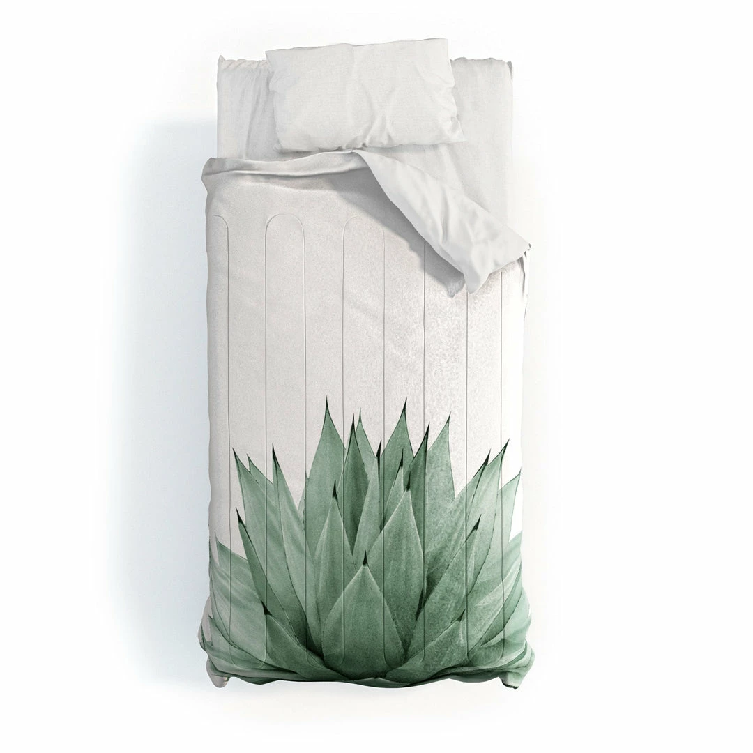DYD AGAVE GREEN SUMMER VIBES DUVET / COMFORTER 11 DYD AGAVE GREEN SUMMER VIBES DUVET / COMFORTER