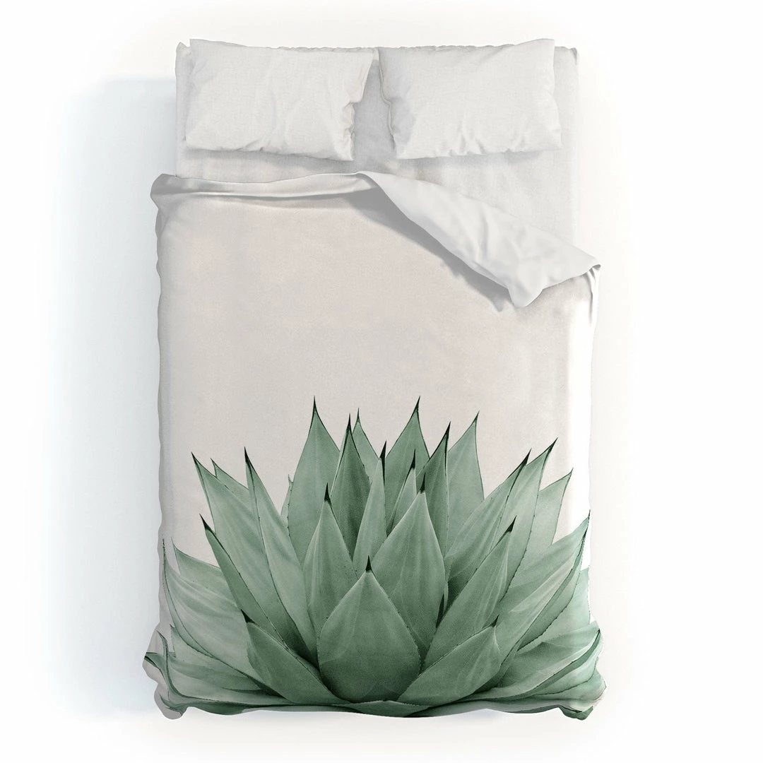 DYD AGAVE GREEN SUMMER VIBES DUVET / COMFORTER 3 DYD AGAVE GREEN SUMMER VIBES DUVET / COMFORTER
