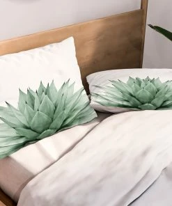 DYD AGAVE GREEN SUMMER VIBES PILLOW SHAMS SKY & WATER