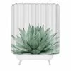 DYD AGAVE GREEN SUMMER VIBES SHOWER CURTAIN BATH