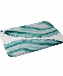 DYD SOFT TURQUOISE AGATE 1 MEMORY FOAM BATH MAT