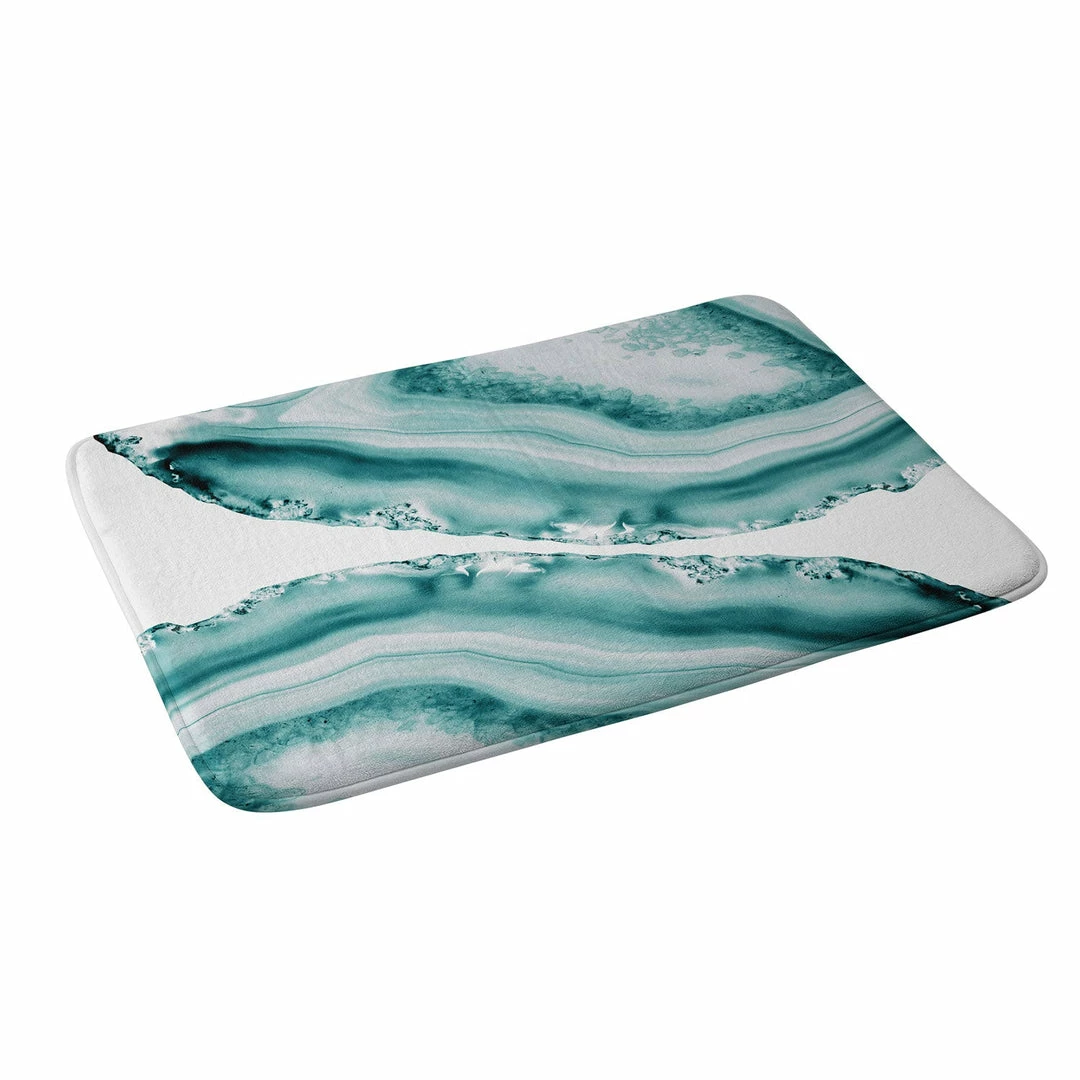 DYD SOFT TURQUOISE AGATE 1 MEMORY FOAM BATH MAT 4 DYD SOFT TURQUOISE AGATE 1 MEMORY FOAM BATH MAT