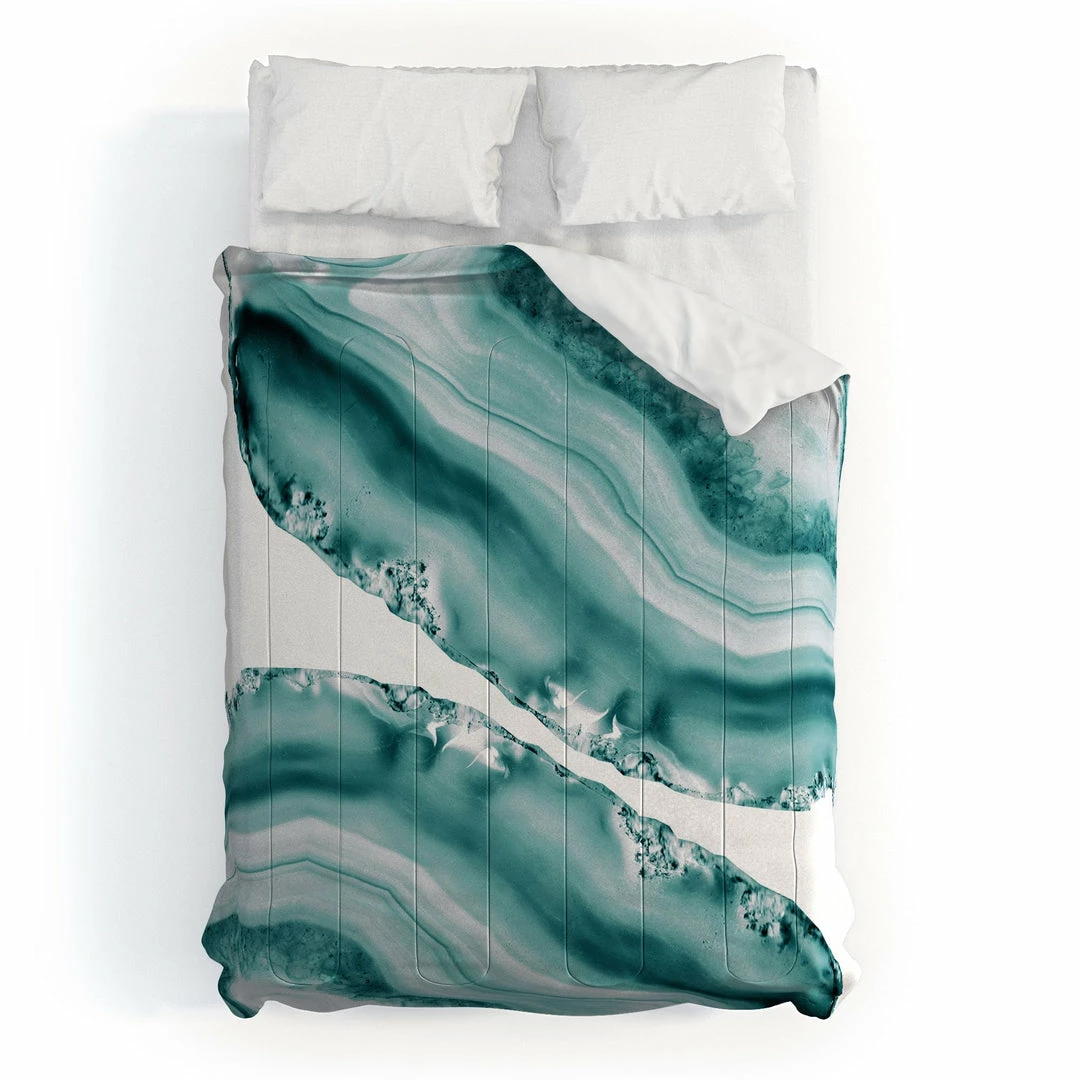 DYD SOFT TURQUOISE AGATE 1 DUVET / COMFORTER SKY & WATER 8 DYD SOFT TURQUOISE AGATE 1 DUVET / COMFORTER SKY & WATER