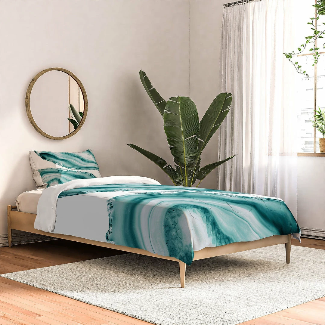 DYD SOFT TURQUOISE AGATE 1 DUVET / COMFORTER SKY & WATER 12 DYD SOFT TURQUOISE AGATE 1 DUVET / COMFORTER SKY & WATER