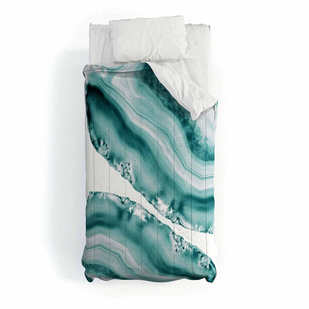 DYD SOFT TURQUOISE AGATE 1 DUVET / COMFORTER SKY & WATER 11 DYD SOFT TURQUOISE AGATE 1 DUVET / COMFORTER SKY & WATER
