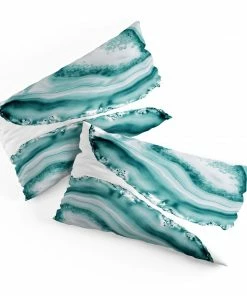 DYD SKY & WATER SOFT TURQUOISE AGATE 1 PILLOW SHAMS