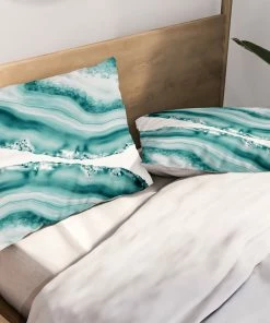 DYD SKY & WATER SOFT TURQUOISE AGATE 1 PILLOW SHAMS
