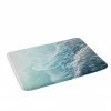 DYD SOFT TURQUOISE OCEAN DREAM WAVES MEMORY FOAM BATH MAT