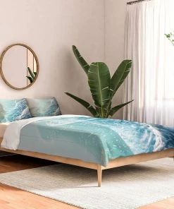 DYD SOFT TURQUOISE OCEAN DREAM WAVES DUVET / COMFORTER 18 DYD SOFT TURQUOISE OCEAN DREAM WAVES DUVET / COMFORTER