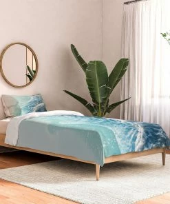 DYD SOFT TURQUOISE OCEAN DREAM WAVES DUVET / COMFORTER 21 DYD SOFT TURQUOISE OCEAN DREAM WAVES DUVET / COMFORTER