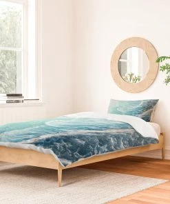 DYD SOFT TURQUOISE OCEAN DREAM WAVES DUVET / COMFORTER 16 DYD SOFT TURQUOISE OCEAN DREAM WAVES DUVET / COMFORTER