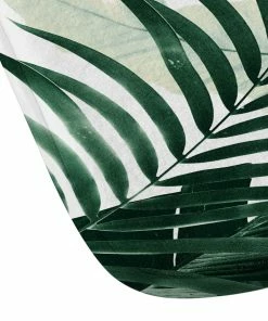 DYD TROPICAL JUNGLE LEAVES 4 MEMORY FOAM BATH MAT