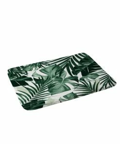 DYD TROPICAL JUNGLE LEAVES 4 MEMORY FOAM BATH MAT