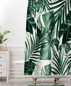 DYD TROPICAL JUNGLE LEAVES 4 MEMORY FOAM BATH MAT