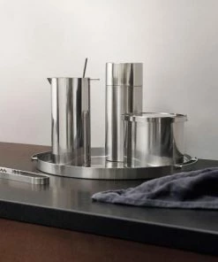 SND STEEL DANISH SERVING TRAY COCKTAILS