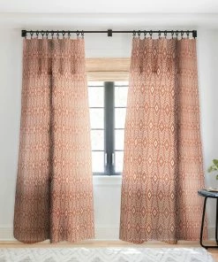DYD WALL DECOR BOHEMIAN DIAMONDS CLAY WINDOW CURTAINS