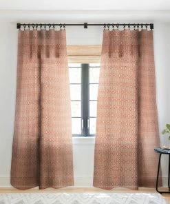 DYD BOHEMIAN DIAMONDS CLAY WINDOW CURTAINS