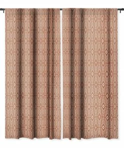 DYD WALL DECOR BOHEMIAN DIAMONDS CLAY WINDOW CURTAINS