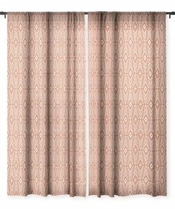 DYD WALL DECOR BOHEMIAN DIAMONDS CLAY WINDOW CURTAINS