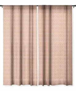 DYD BOHEMIAN DIAMONDS CLAY WINDOW CURTAINS