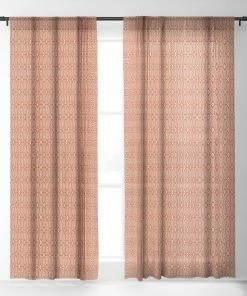 DYD BOHEMIAN DIAMONDS CLAY WINDOW CURTAINS