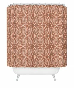 DYD BATH BOHEMIAN DIAMONDS CLAY SHOWER CURTAIN
