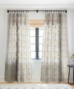 DYD WALL DECOR BOHEMIAN DIAMONDS WINDOW CURTAINS