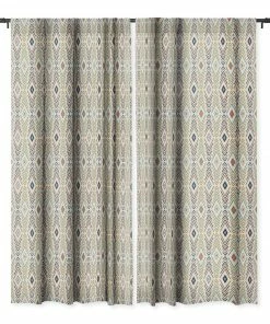 DYD WALL DECOR BOHEMIAN DIAMONDS WINDOW CURTAINS
