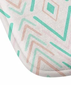 DYD BOHEMIAN DIAMONDS MINT MEMORY FOAM BATH MAT